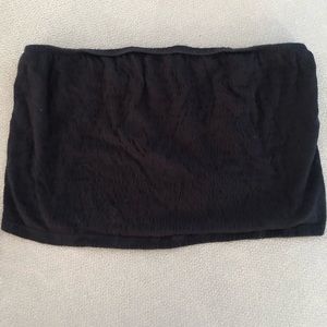 American Eagle black tube top, size L